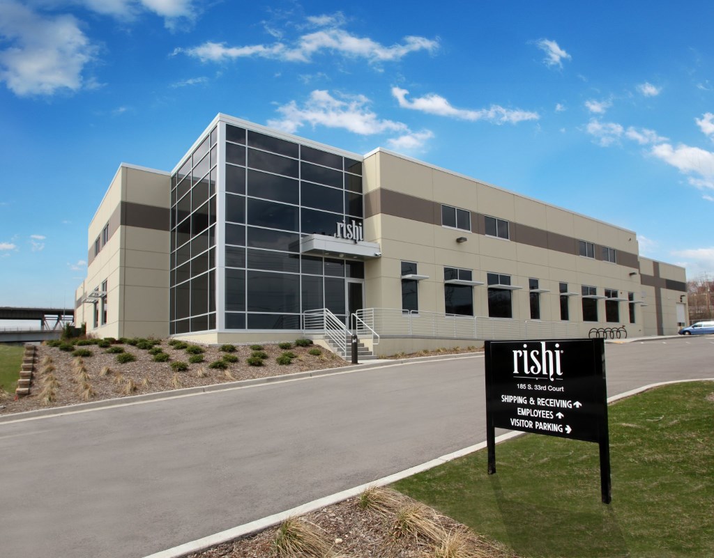Rishi Tea Building Entry in Milwaukee, WI